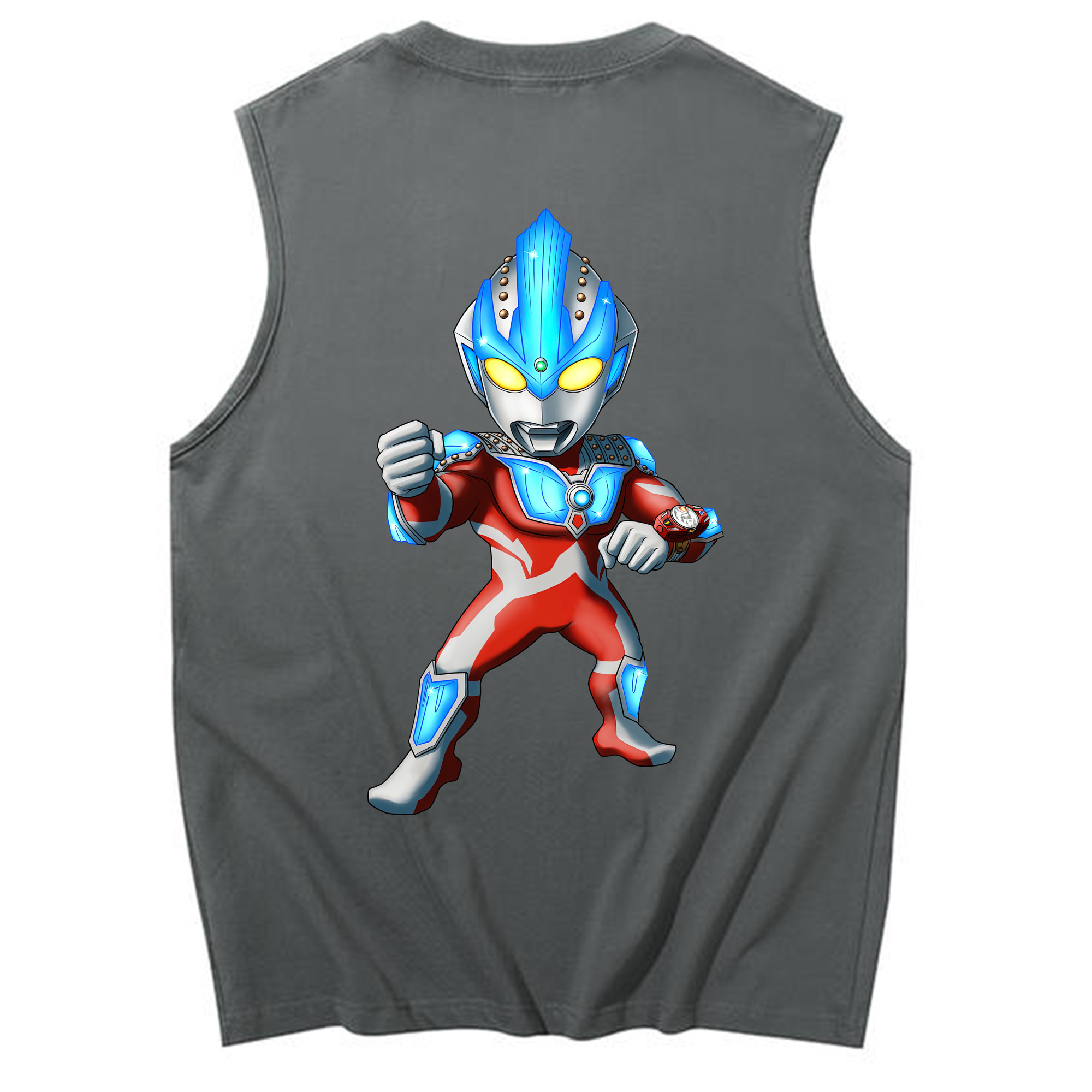（画像用） ウルトラマン Ultraman コットン100％タンクトップ（背面プリント）